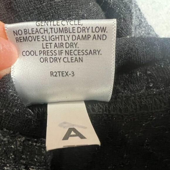 Eileen Fisher Stand Jacket Womens PP Gray Terrazzo Stretch Ripple Zip Up Collar - Picture 6 of 7